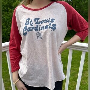 St. Louis Cardinals Raglan Tee by 47’ Size XL